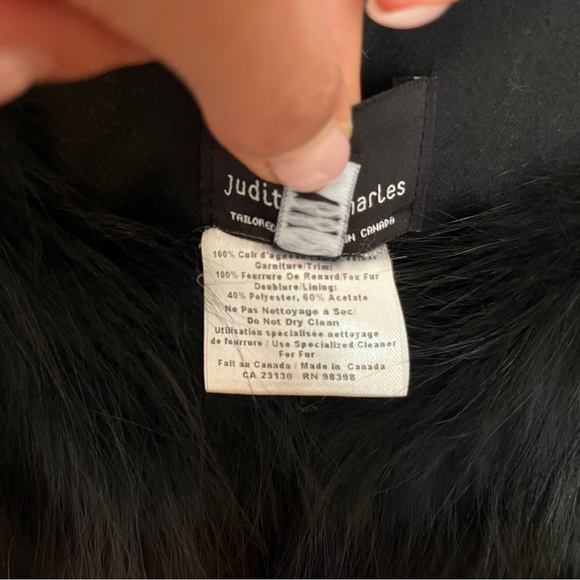 Judith and Charles fur and leather jacket - Picture 4 of 5